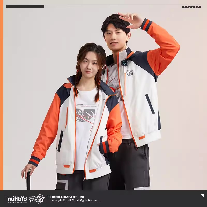 Anime Cosplay For Couples - MiHoYo Game Kiana Coat Honkai Impact
