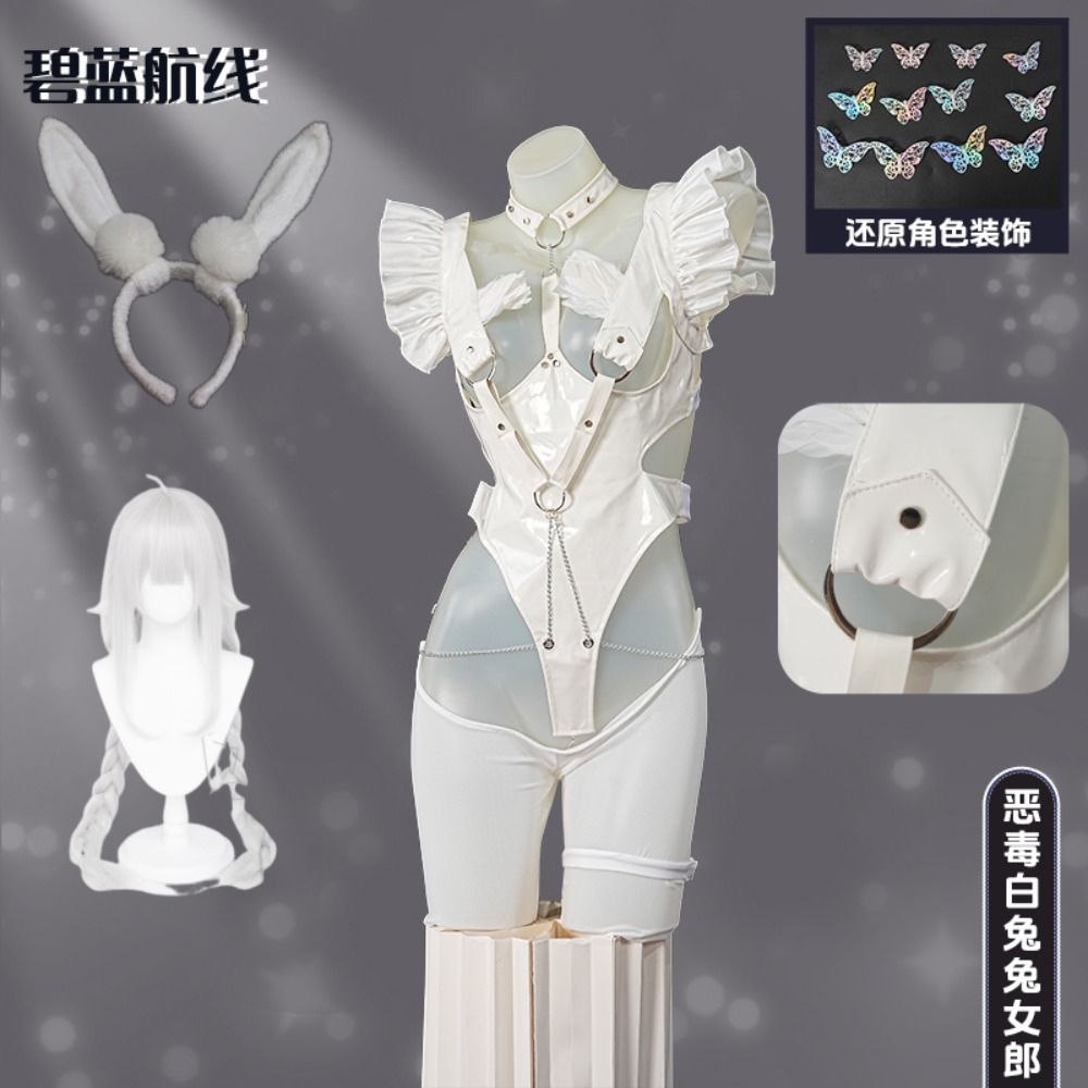 Cosplay Anime Bunny Girl - Azur Lane Le Malin Kostum Cosplay
