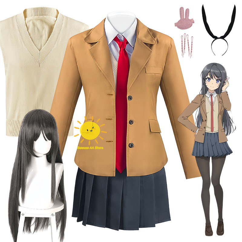 Cosplay Anime Bunny Girl - Kostum Cosplay Anime Sakurajima Mai Rascal