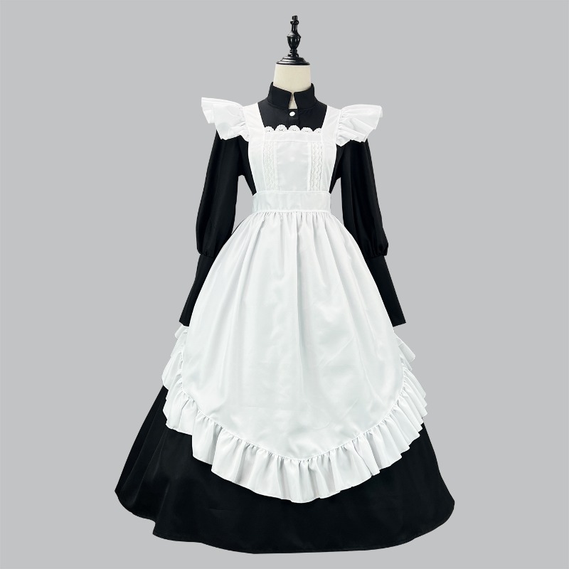 Anime Cosplay Cafe - Kostum Cosplay Pembantu Istana Kuno Hitam