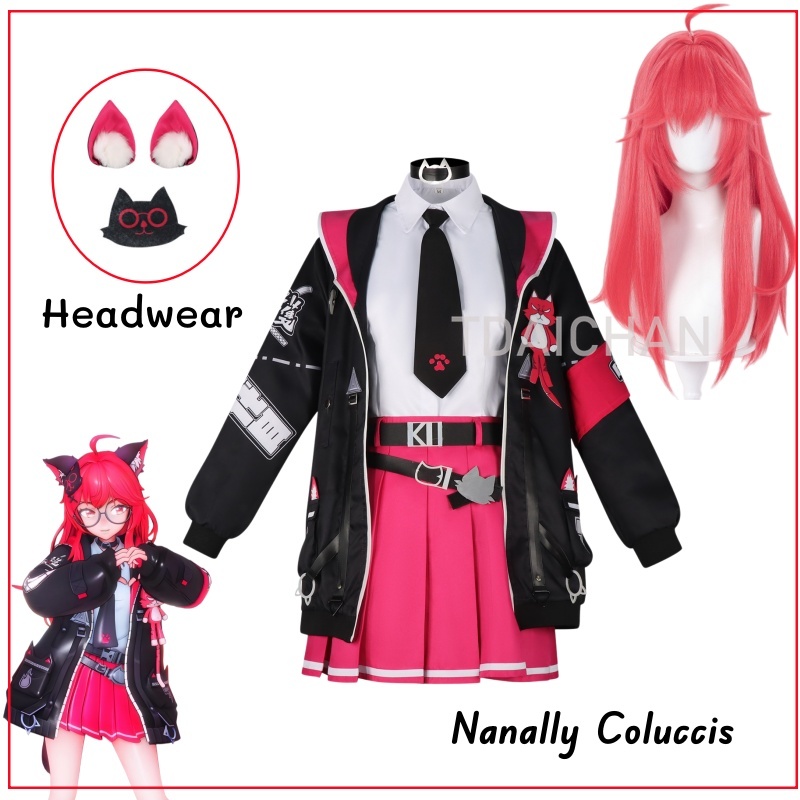 Anime Cosplay Pink - Kostum Cosplay Nanally Coluccis Neverness To