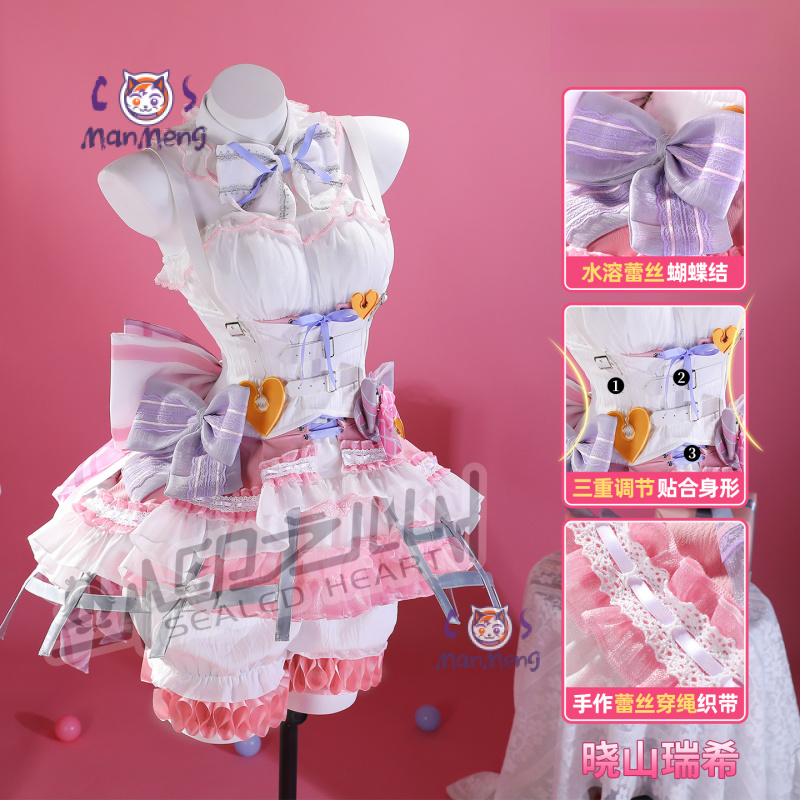 Akiyama Mizuki Amia mzk Kostum - Anime Cosplay Pink ulasan dan harga