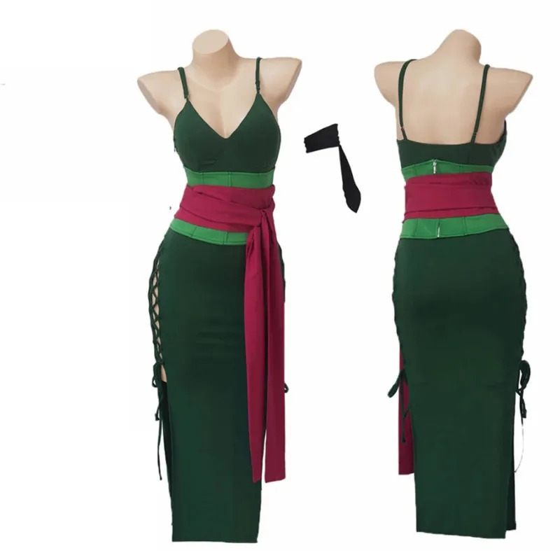 Kostum Cosplay Anime Wano Coun - Anime Zoro Cosplay Female ulasan dan harga