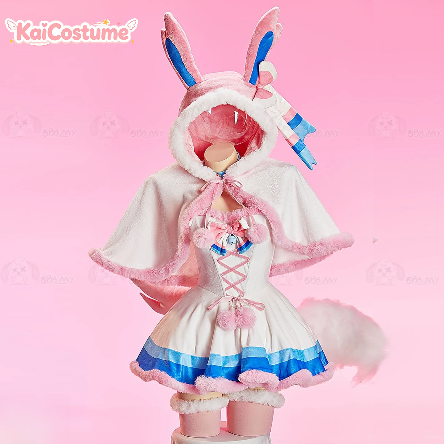 Kostum Cosplay Gaun Jubah Berb - Anime Cosplay Pink ulasan dan harga