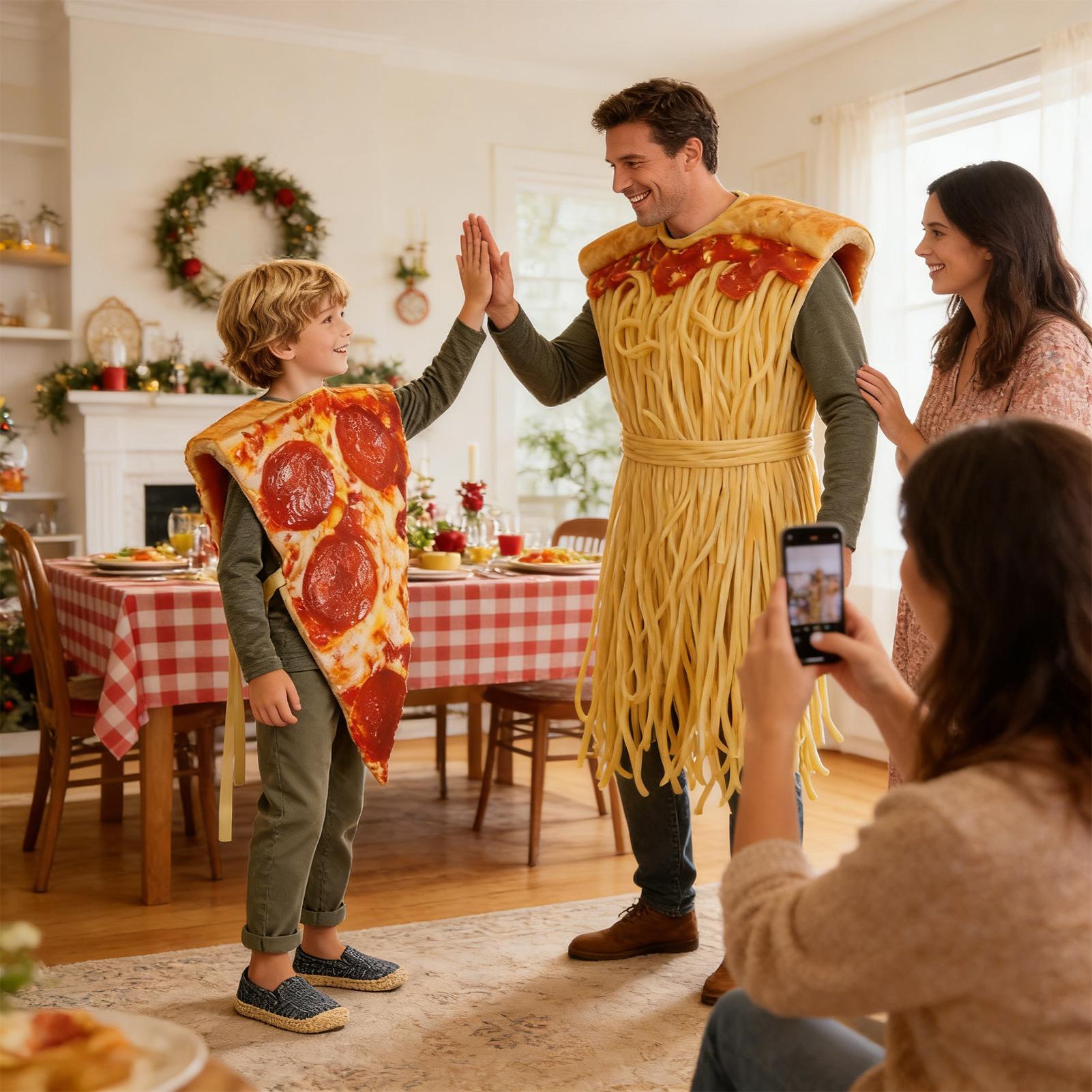Kostum Pizza Halloween Pakaian - Anime Cosplay For Couples ulasan dan harga