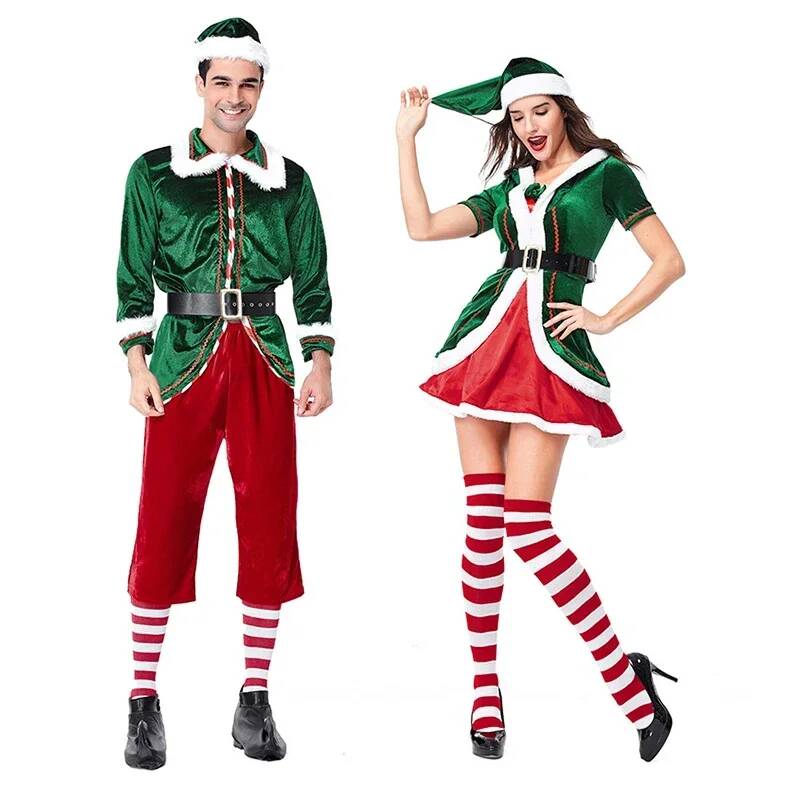 Kostum Cosplay Santa Claus Nat - Anime Cosplay For Couples ulasan dan harga