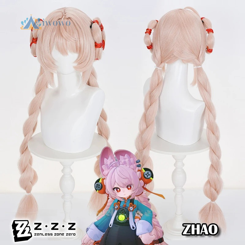 Wig Cosplay Zenless Zone Zero  - Anime Cosplay Pink ulasan dan harga