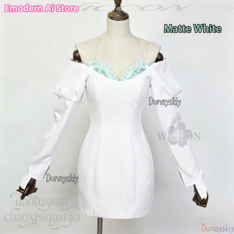 Gaun Malam Off-Shoulder Fashio - Anime Cosplay Cafe ulasan dan harga