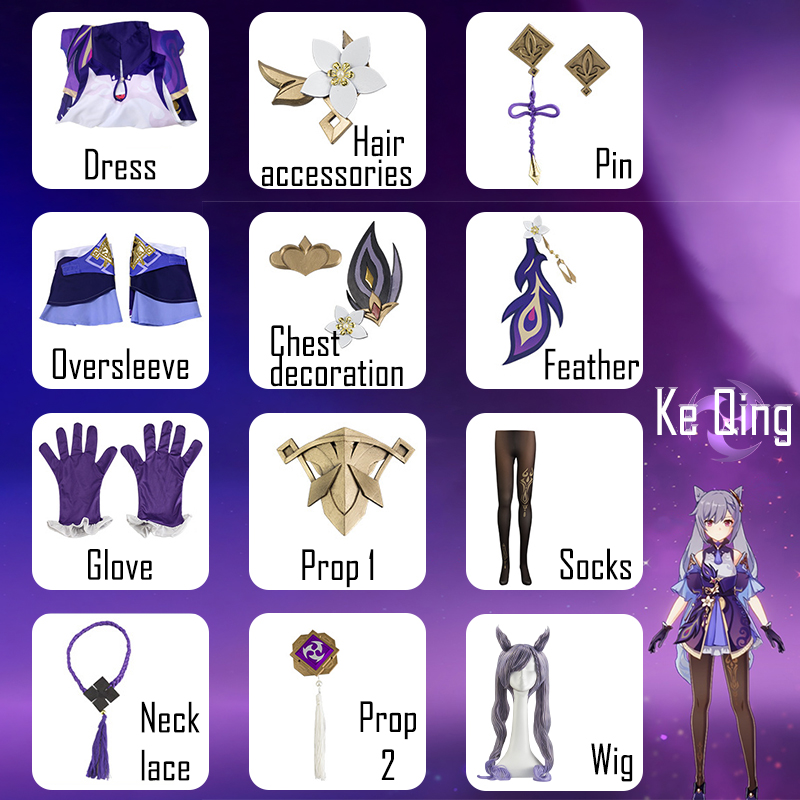 Kostum Cosplay Genshin Impact  - Anime Cosplay In Chinese ulasan dan harga