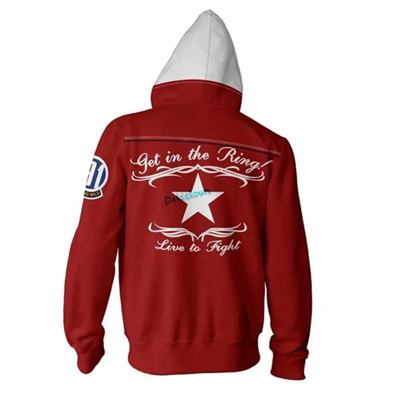 NO5 Kaus Hoodie Permainan Anim - Anime Cosplay For Couples ulasan dan harga