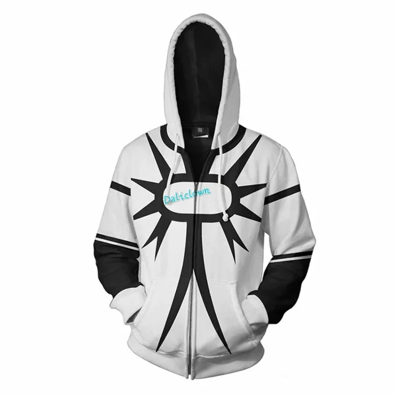 NO5 Kaus Hoodie Permainan Anim - Anime Cosplay For Couples ulasan dan harga