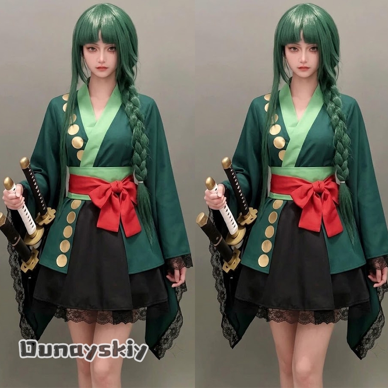 Kostum Cosplay Anime Roronoa Z - Anime Zoro Cosplay Female ulasan dan harga