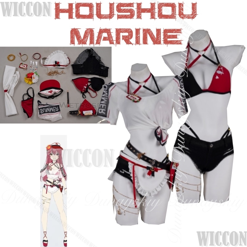 Hololive Gamer Jangkar Virtual - Anime Cosplay Marin ulasan dan harga