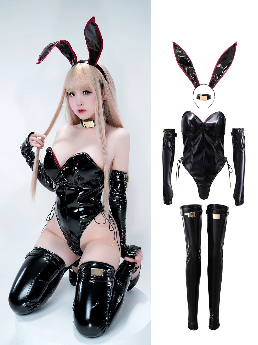 Kostum Cosplay Gadis Kelinci L - Cosplay Anime Bunny Girl ulasan dan harga
