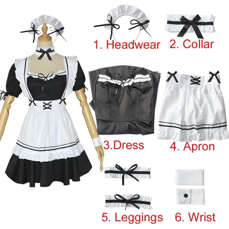 Gaun Cosplay Pembantu Kafe Ani - Anime Cosplay Cafe ulasan dan harga