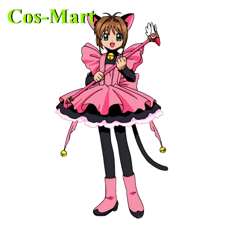 Cos-Mart Anime Cardcaptor Saku - Anime Cosplay Pink ulasan dan harga
