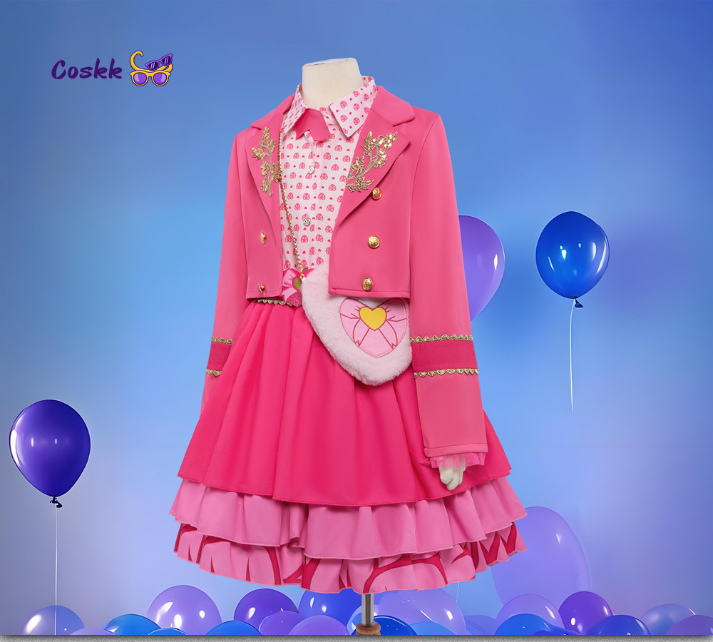 Kostum Cosplay Descendants 5,  - Anime Cosplay Pink ulasan dan harga