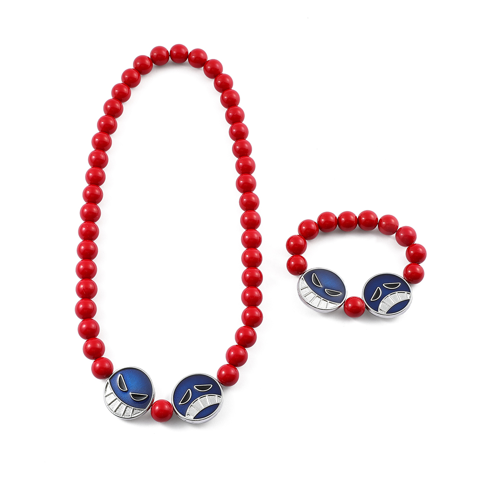 Gelang dan kalung manik merah  - Anime Cosplay Website ulasan dan harga