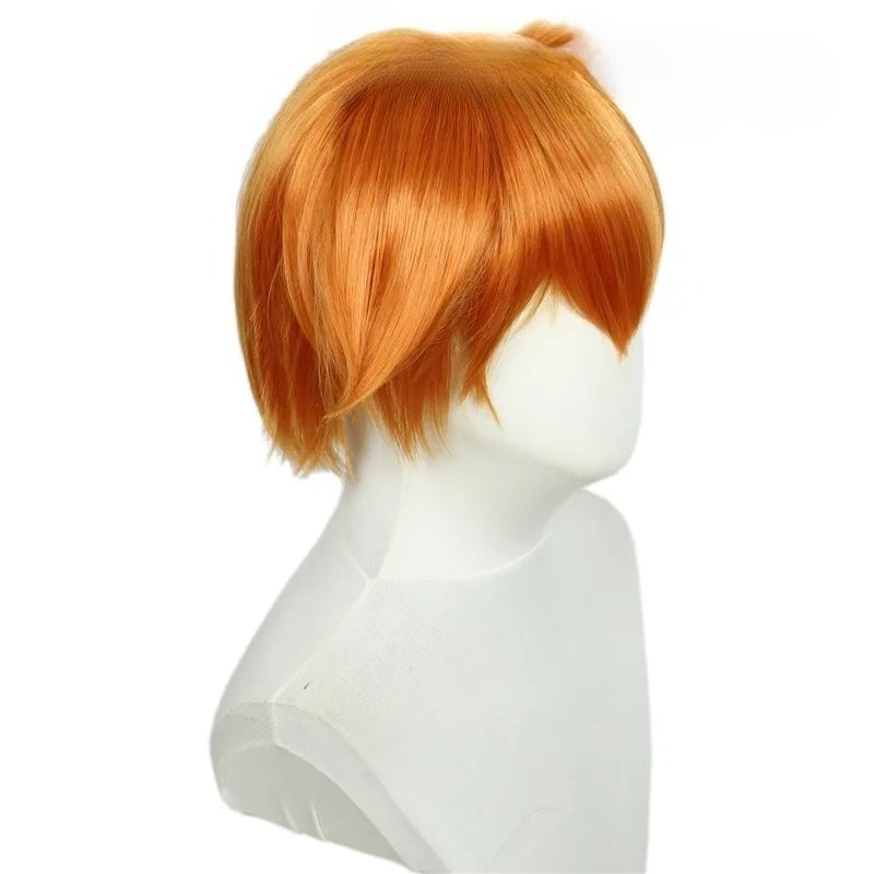 Wig Cosplay Anime Pocket Monst - Anime Cosplay Orange Hair ulasan dan harga