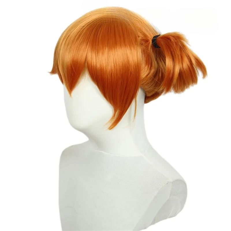 Wig Cosplay Anime Pocket Monst - Anime Cosplay Orange Hair ulasan dan harga
