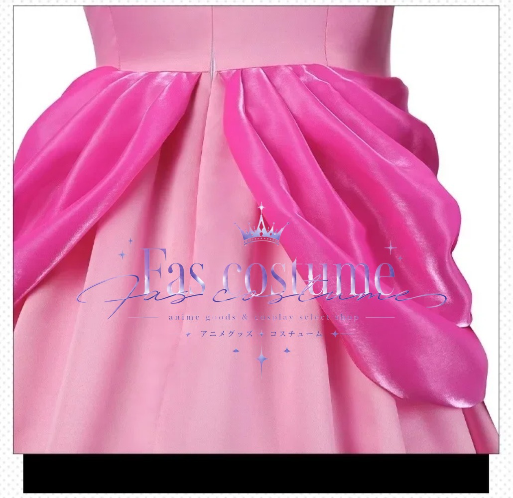 Kostum Cosplay Putri Peach Kos - Anime Cosplay Pink ulasan dan harga