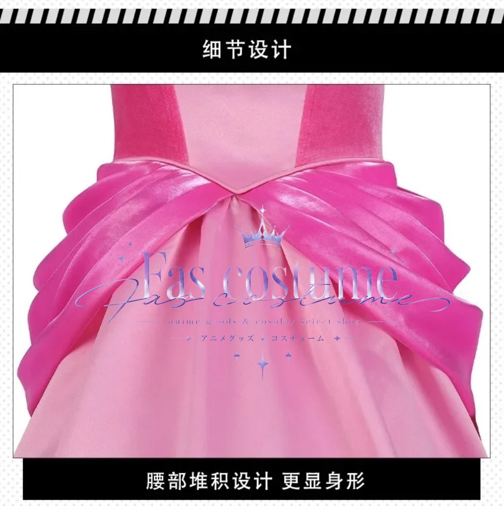 Kostum Cosplay Putri Peach Kos - Anime Cosplay Pink ulasan dan harga