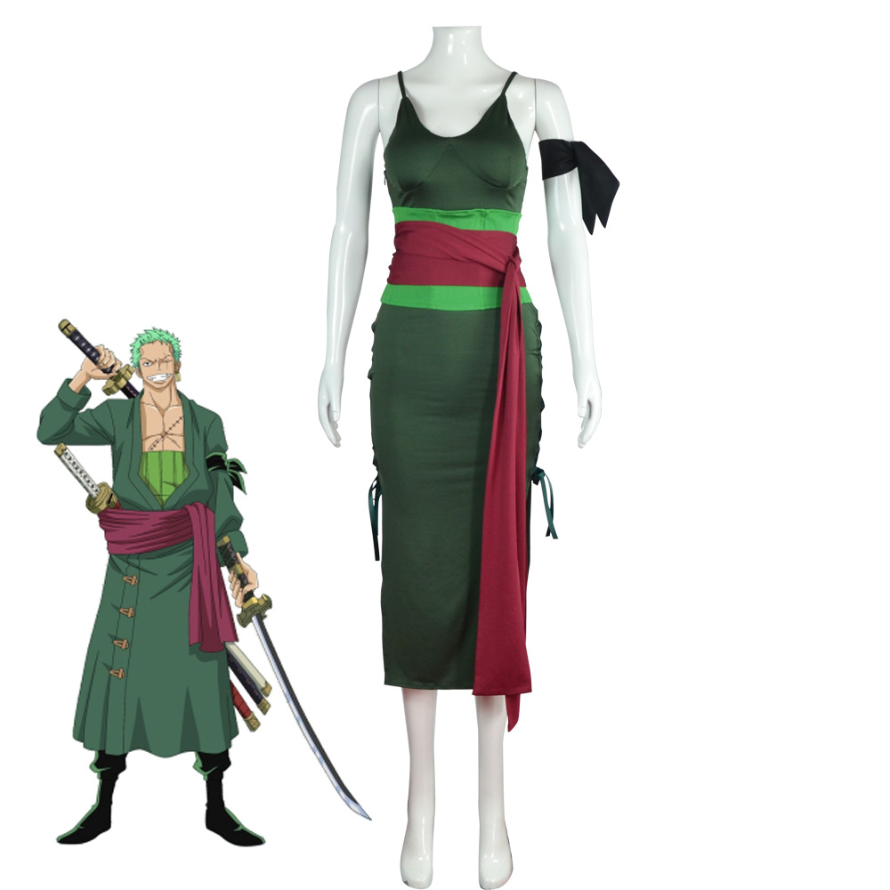 Kostum Cosplay Anime Roronoa Z - Anime Zoro Cosplay Female ulasan dan harga