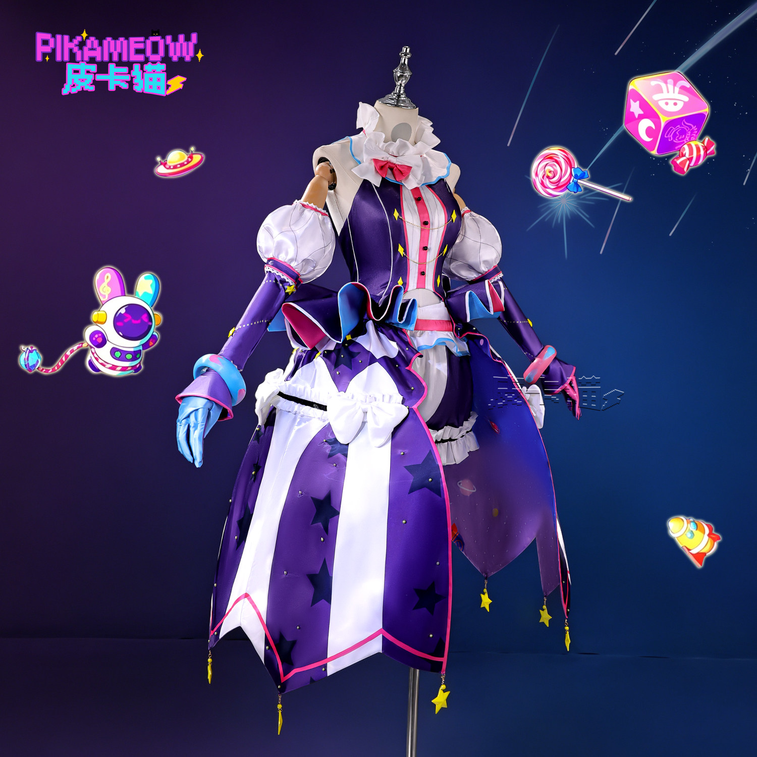 Kostum Cosplay Project SEKAI W - Anime Cosplay Pink ulasan dan harga