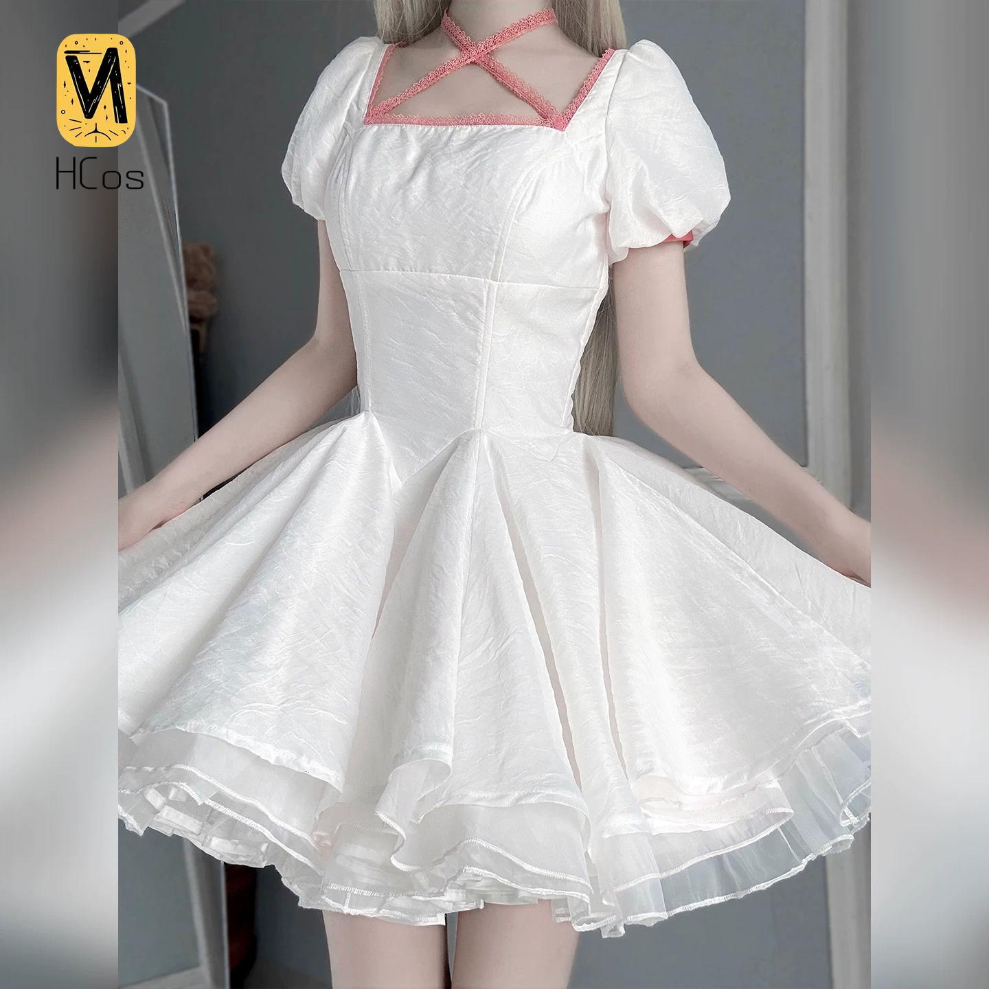Kostum Cosplay Chobits Chi Gau - Anime Cosplay Pink ulasan dan harga