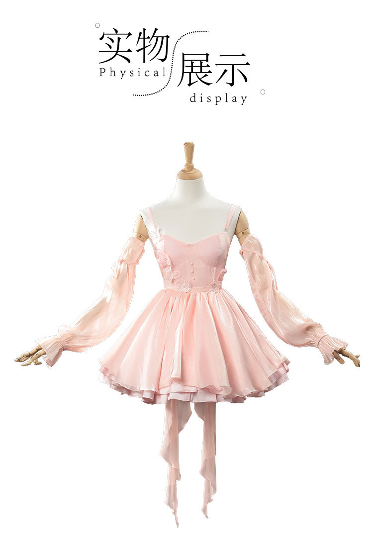 Kostum cosplay Otome Game Love - Anime Cosplay Pink ulasan dan harga