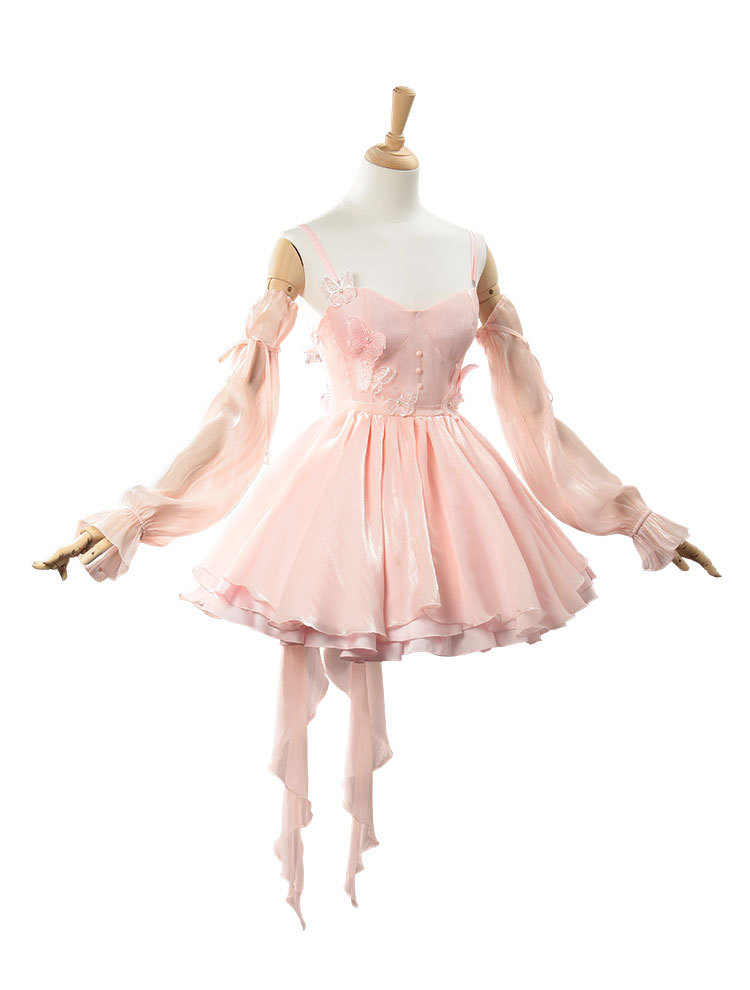 Kostum cosplay Otome Game Love - Anime Cosplay Pink ulasan dan harga