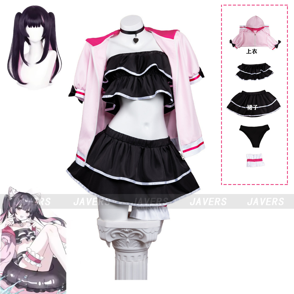Kostum Cosplay Anime Kaguya Ko - Anime Cosplay Pink ulasan dan harga
